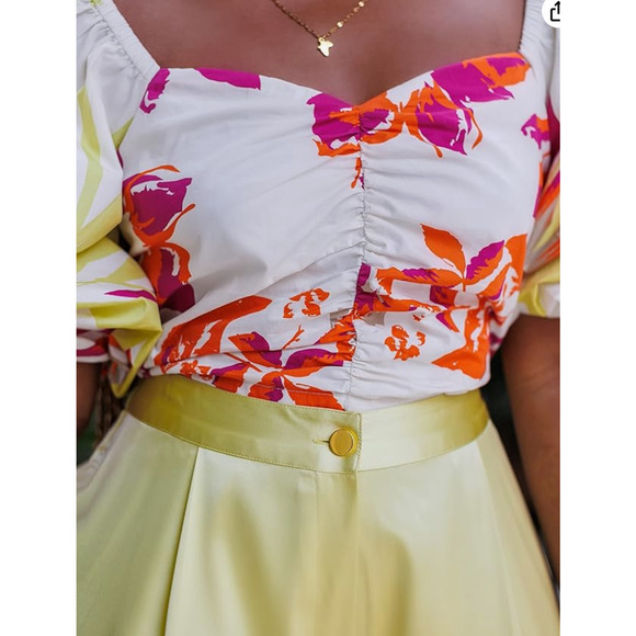 The Drop Womens Wide Leg Satin Pants by @tenickab Large Pale Green Citycore NEW - Picture 3 of 9